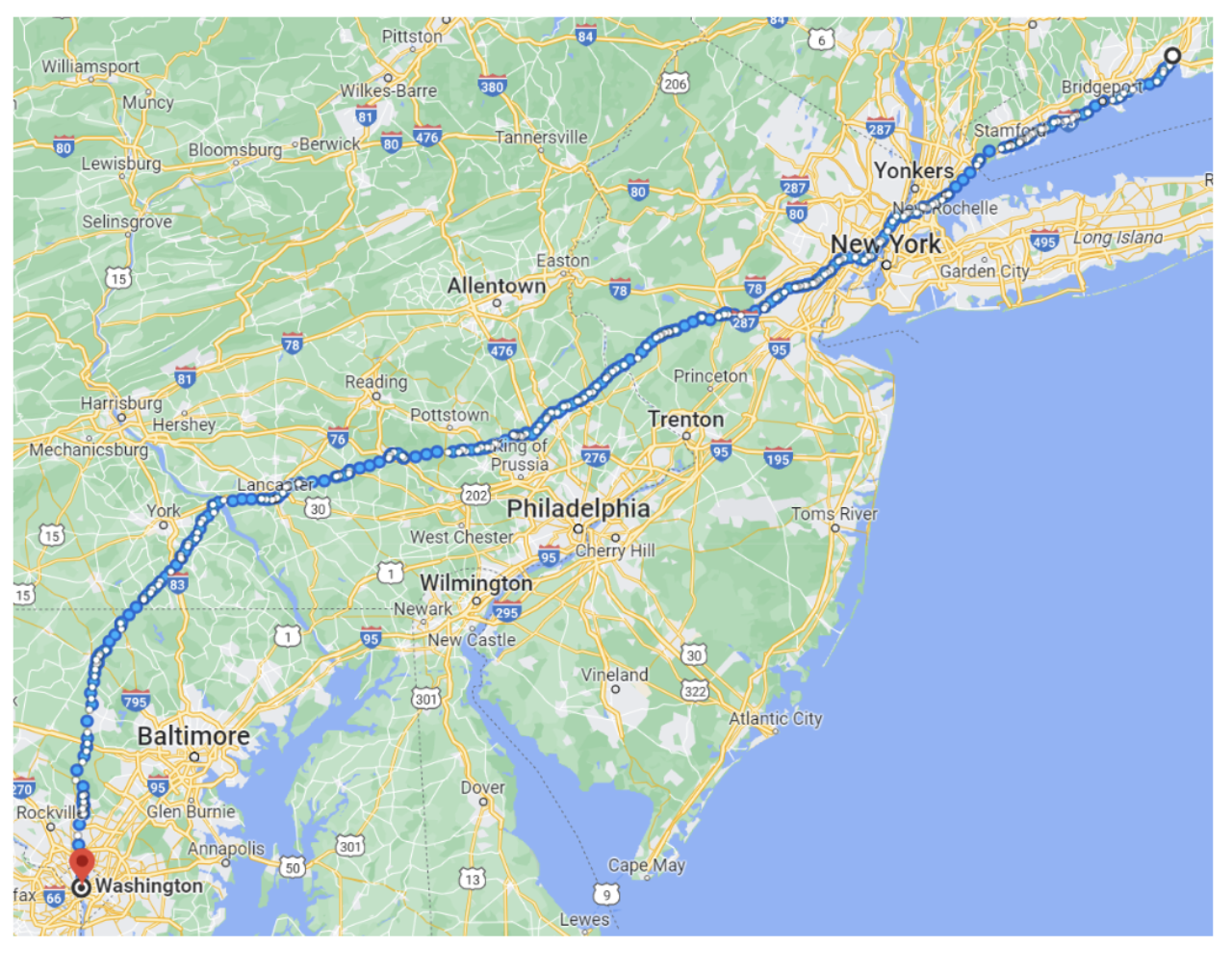 RTT client to microservice via Kafka, 2.6ms or 330 miles